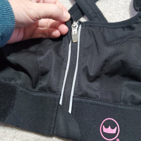 SHEFIT Ultimate Sports Bra High Impact Fully Adjustable Gym Black Women's Medium - Picture 4 of 15